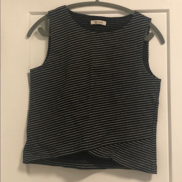 Madewell striped crossover tank - Picture 1 of 1